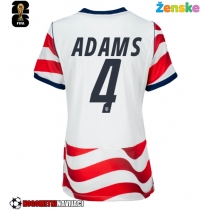 Ženske Nogometnih dresov Združene države Tyler Adams #4 Domači SP 2026 Kratki rokavi